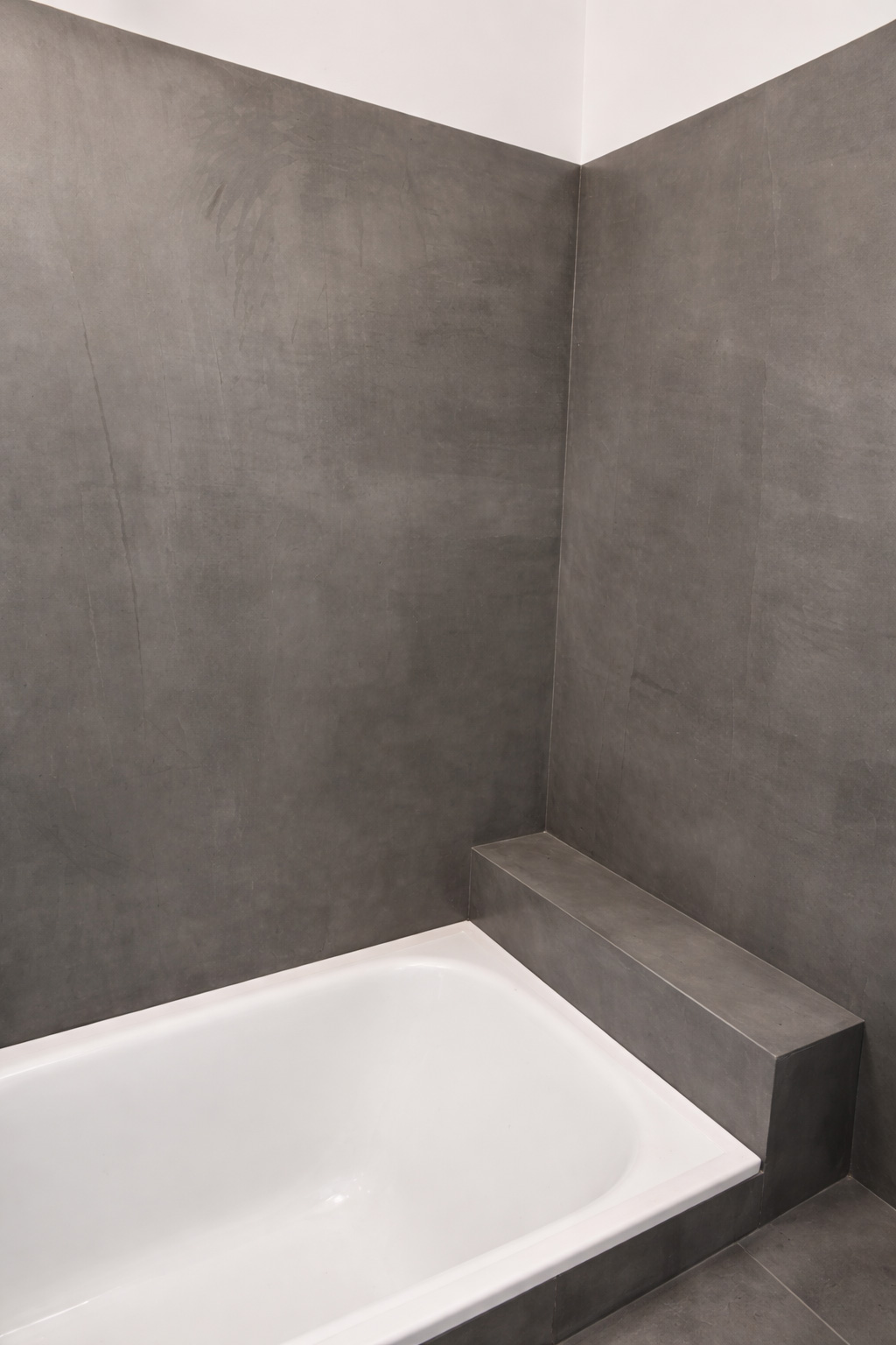 Application béton ciré appartement Ajaccio